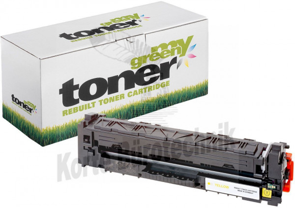 my green toner Toner-Kartusche gelb HC (134791) ersetzt 201X, 045H
