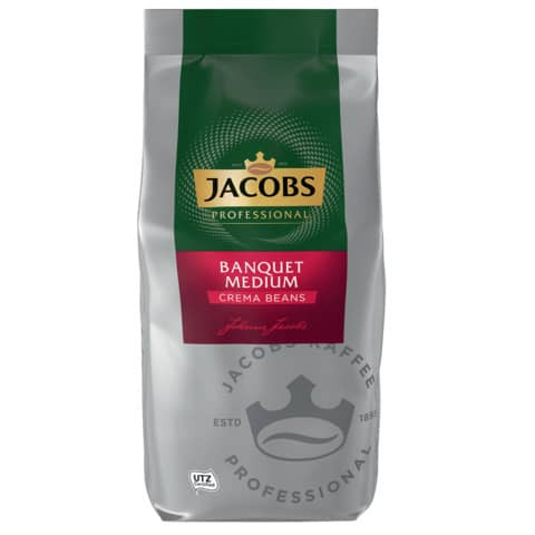 Banquet Medium Café Crema 1KG JACOBS 859812/4055442 ganze Bohnen