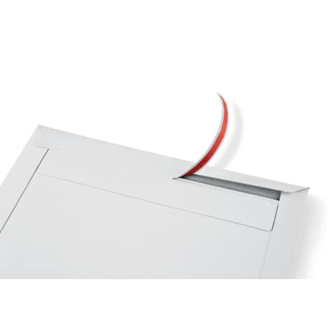 Versandtasche Vollpappe weiß COLOMPAC 30000200 285x370x30mm