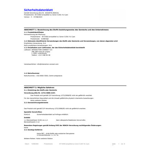 Tinte ersetzt Canon CL-561XL-farbig Q-CONNECT KF14266