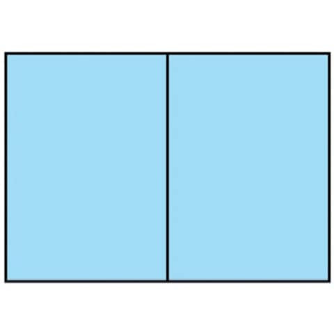 Briefkarte Paperado A6 HD PL aqua RÖSSLER 164070124 105x148mm gerippt