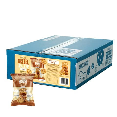 Knabbergebäck Brezel Cracker Sesam HELLMA 70103845 28x35g