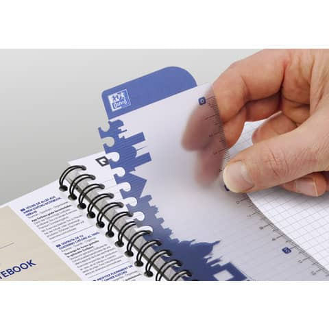 Spiralbuch A4 90BL kariert OXFORD 100101421 Office ECF
