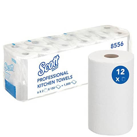 Küchenrolle Comfort 6x 2 Rollen weiß SCOTT 8556 2-lagig