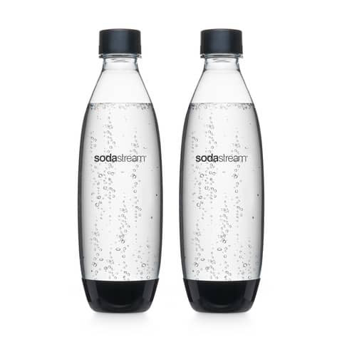 Trinkflasche Kunststoff 2ST tr./schw SODASTREAM DUO-2PF 1-Liter