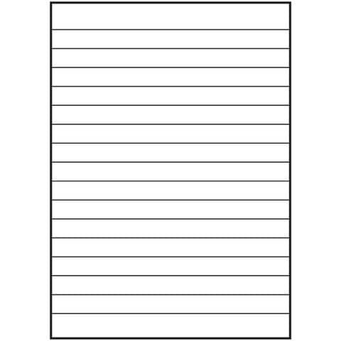 Chinakladde A6 96Bl liniert BANTEX 100302825 schwarz/rot