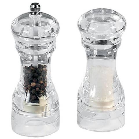 Menage transparent KESPER 110460 Salzstreuer/Pfeffermühle