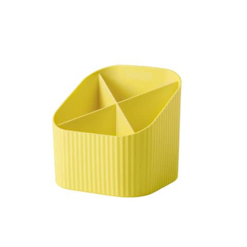 Schreibköcher Re-X-LOOP gelb HAN 17238-915 4 Fächer