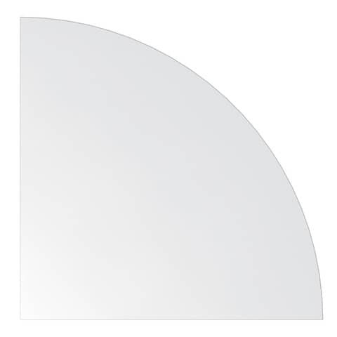 Eckelement Viertelkreis weiß HAMMERBACHER VHE91/W 80x80cm