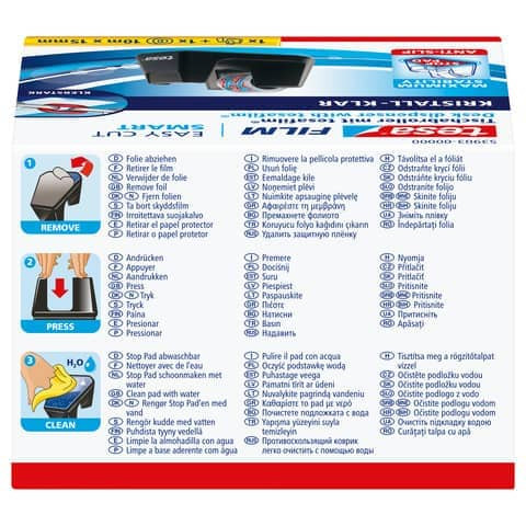 Tischabroller +1RL schwarz TESA 53903-00000-00 Smart eco