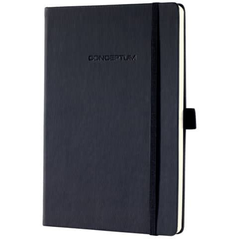 Notizbuch A5 97Bl kar. schw. SIGEL CO121 Conceptum 80g