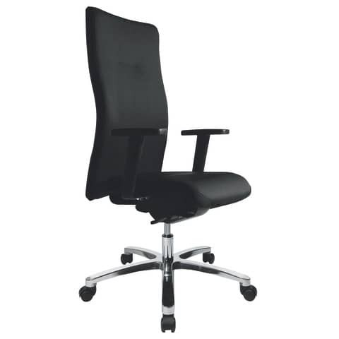 Drehstuhl Big Star 20 schwarz TOPSTAR BT290TW50 mit Armlehnen