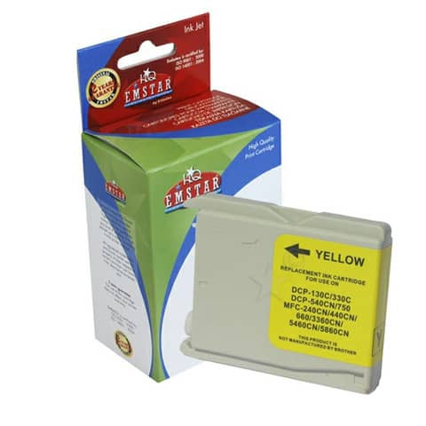 Inkjetpatrone yellow EMSTAR B44 LC970,1000