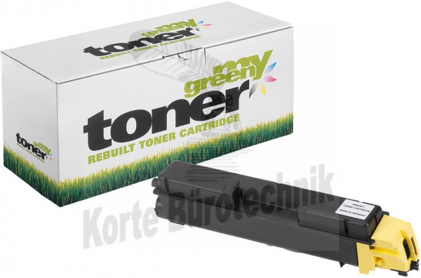 my green toner Toner-Kit gelb (150814) ersetzt TK-590Y