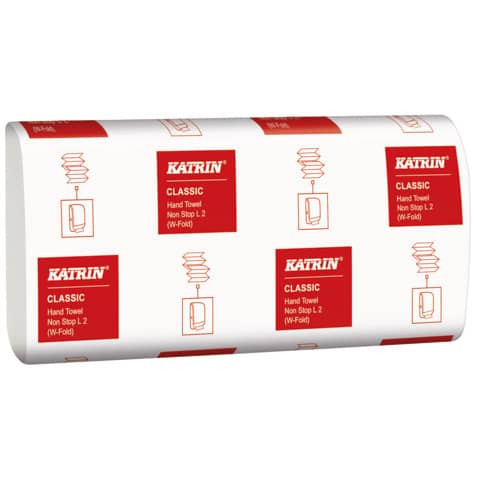 Falthandtuch 2-lagig 3000ST weiß KATRIN 61549 Interfold