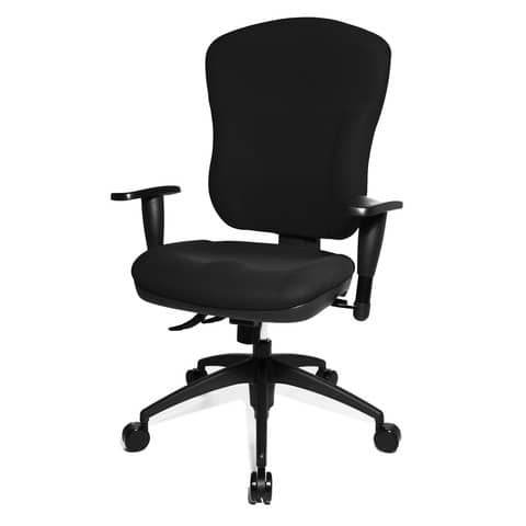 Drehstuhl mit AL Wellpoint SY schwarz TOPSTAR 8060KBC0