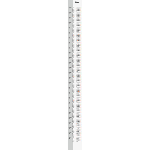 3-Monats-Kalender Ersatzkalendarium 2026 RIDO 70-38 100 006