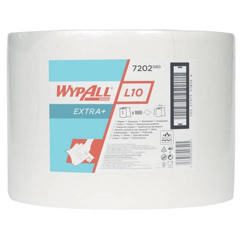 Wischtuch Rolle L10 weiß WYPALL 7202 Großrolle