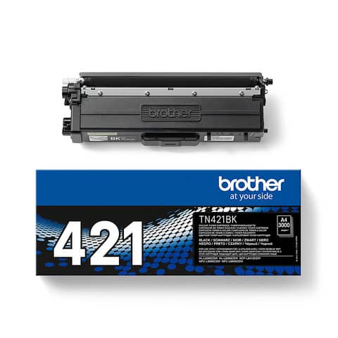 Lasertoner schwarz BROTHER TN421BK