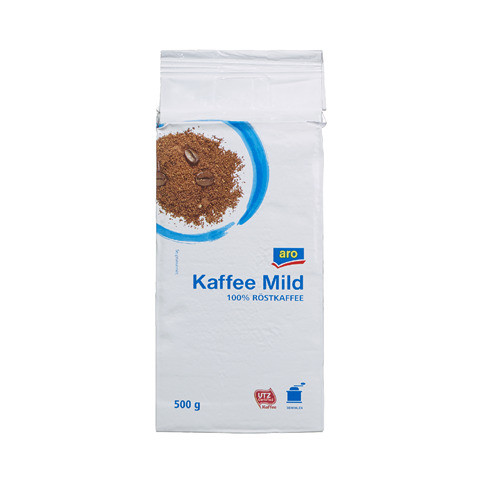 Kaffee Mild 500 g gemahlen ARO 963822