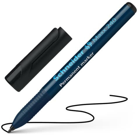 Permanentmarker Maxx 240 1-2mm schwarz SCHNEIDER SN124001