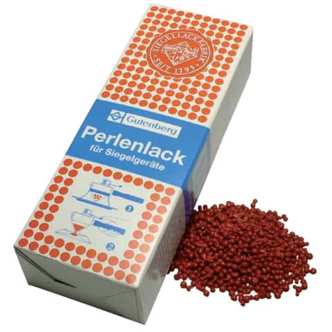 Siegellack Perlen 500g rot GUTENBERG 41001 910P1