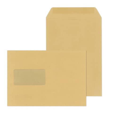 Versandtasche C5 m.Fe gum. 90g braun MAILMEDIA 30006873 500ST