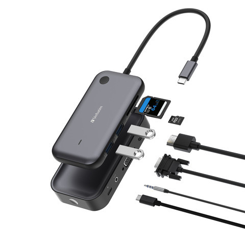 Adapter drahtlos USB-C grau/schwarz VERBATIM 32146 WDA-01