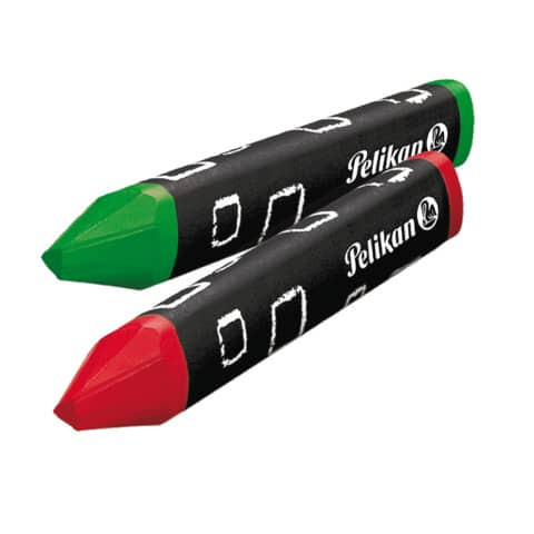 Wachsmalstiftetui 3eck.8ST rot PELIKAN 300008324 722942 665/8D