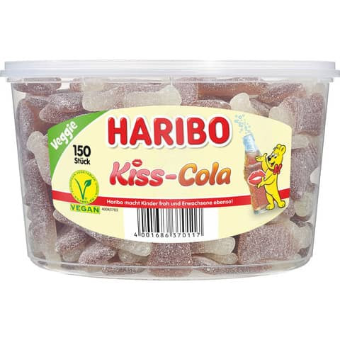Fruchtgummi Kiss-Cola 150 ST HARIBO 140450008