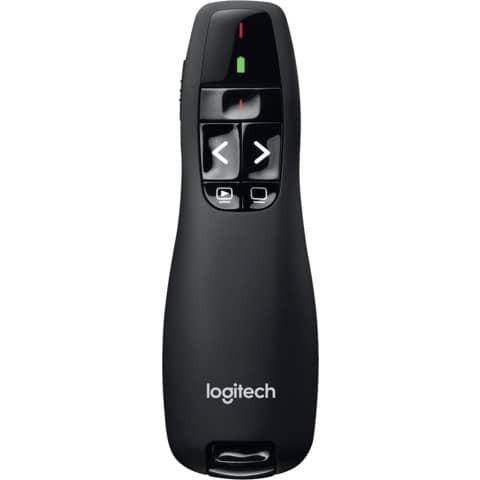 Laserpointer R400 schwarz LOGITECH 910-001357/910-001356 kabellos