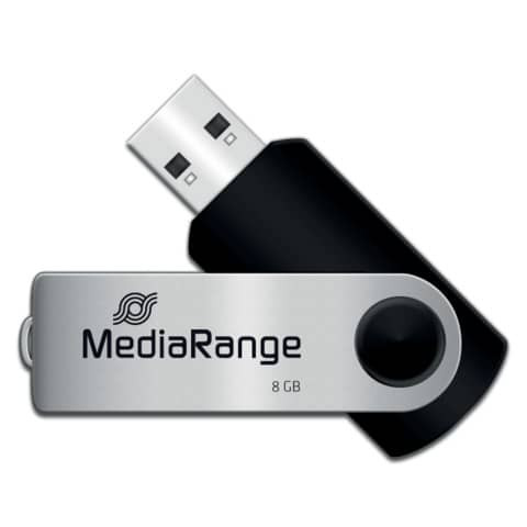 USB Stick 2.0 8GB high speed MEDIARANGE MR908