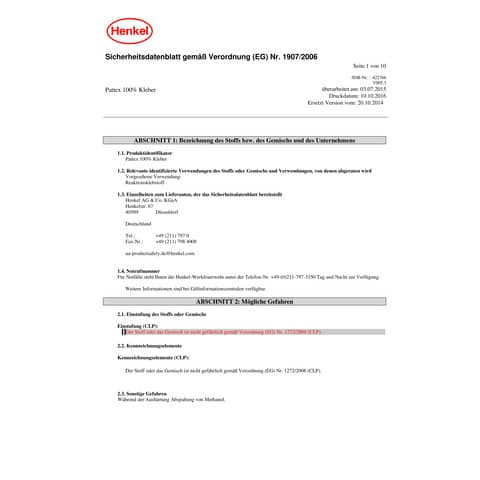Alleskleber Pattex 100g HENKEL 9HP1BC3 Multi Power