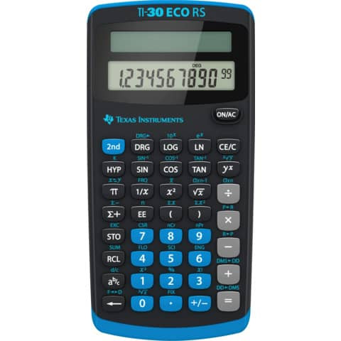 Schulrechner TI-30 ECO RS FC TEXAS 754727 79x153x18mm