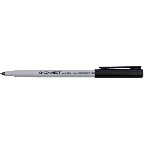 Overheadstift schwarz Q-CONNECT KF24009 M Wasserlöslich